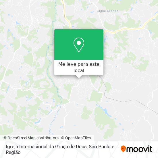 Igreja Internacional da Graça de Deus mapa