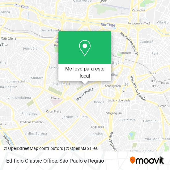 Edifício Classic Office mapa