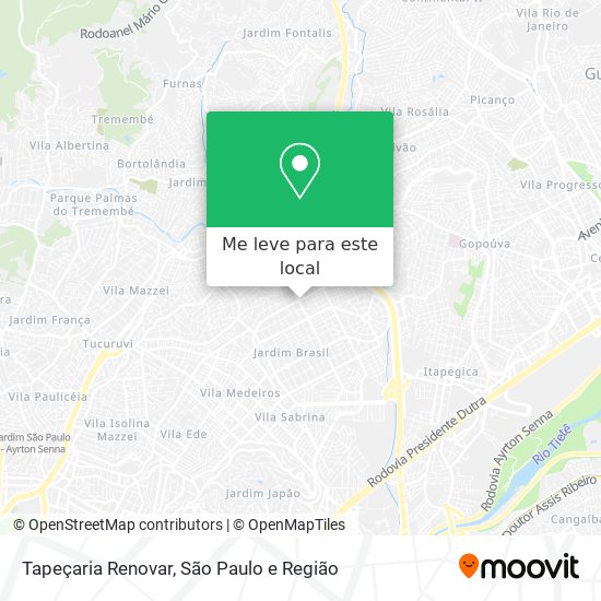 Tapeçaria Renovar mapa