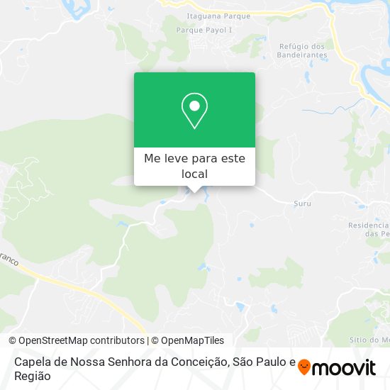 Capela de Nossa Senhora da Conceição mapa