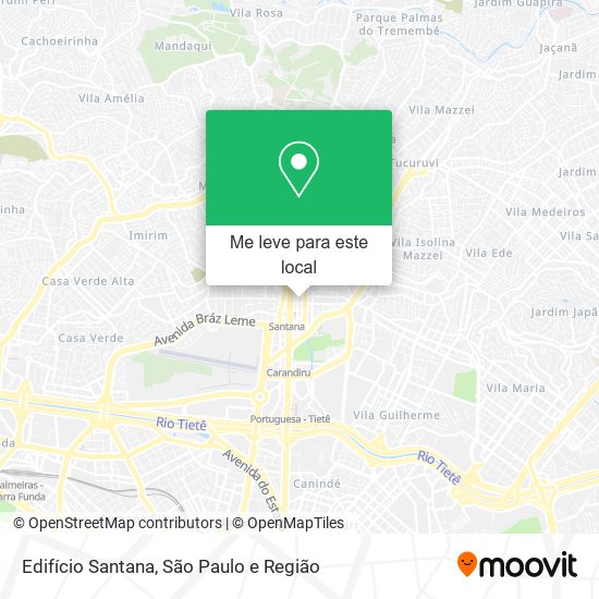 Edifício Santana mapa