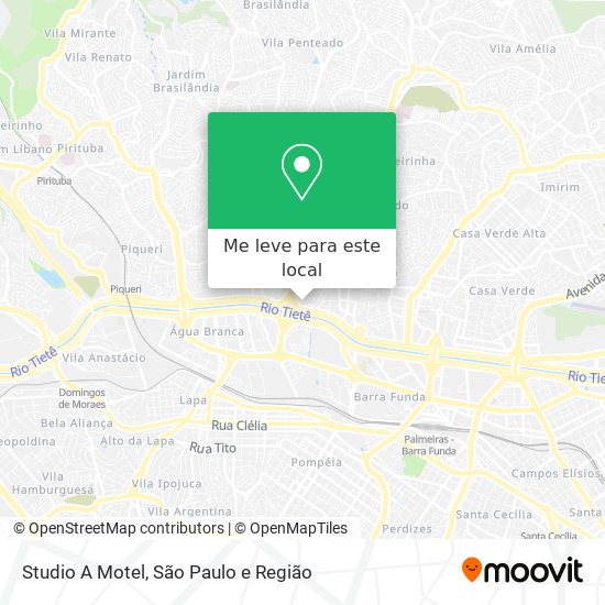 Studio A Motel mapa