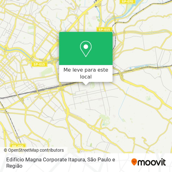 Edifício Magna Corporate Itapura mapa