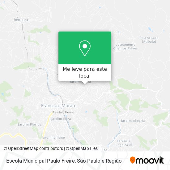 Escola Municipal Paulo Freire mapa