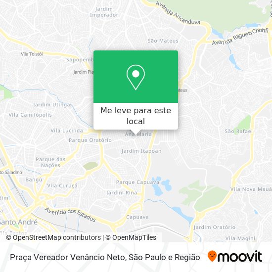 Praça Vereador Venâncio Neto mapa