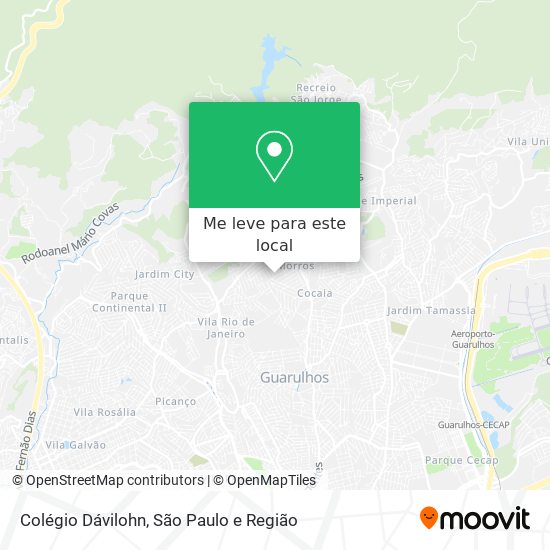 Colégio Dávilohn mapa
