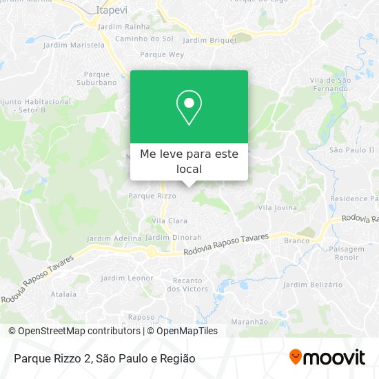 Parque Rizzo 2 mapa