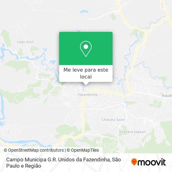 Campo Municipa G.R. Unidos da Fazendinha mapa
