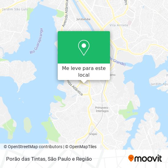 Porão das Tintas mapa