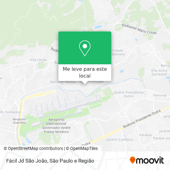 Fácil Jd São João mapa