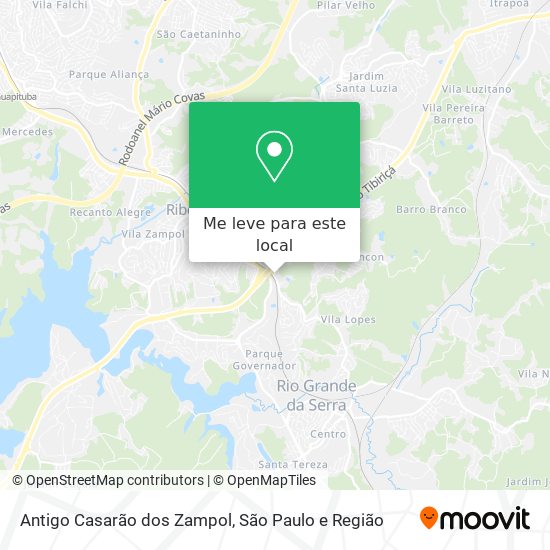 Antigo Casarão dos Zampol mapa