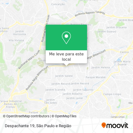 Despachante 19 mapa