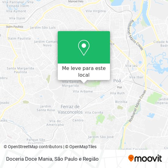 Doceria Doce Mania mapa