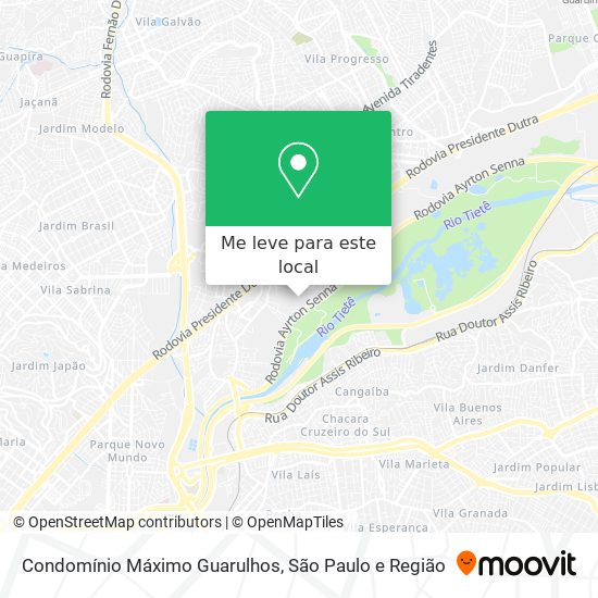 Condomínio Máximo Guarulhos mapa