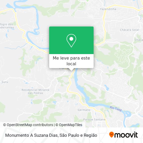 Monumento A Suzana Dias mapa