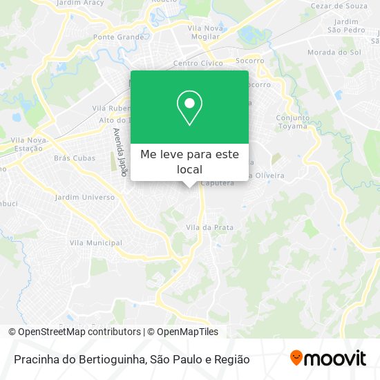 Pracinha do Bertioguinha mapa