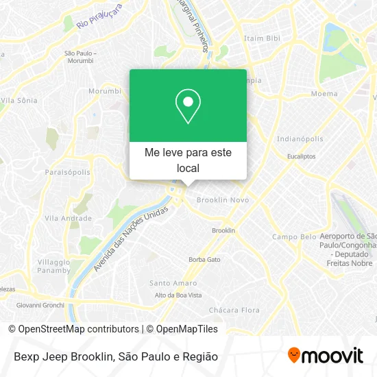 Bexp Jeep Brooklin mapa