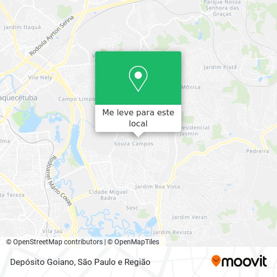 Depósito Goiano mapa