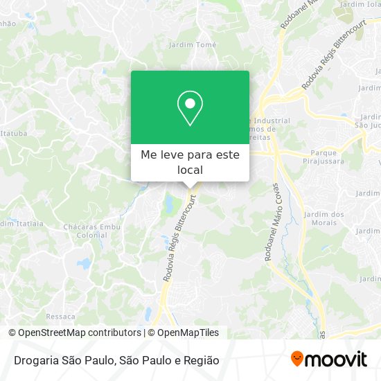 Drogaria São Paulo mapa
