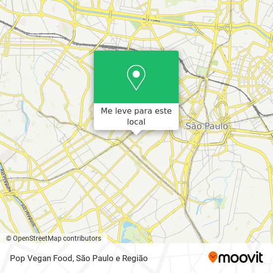 Pop Vegan Food mapa