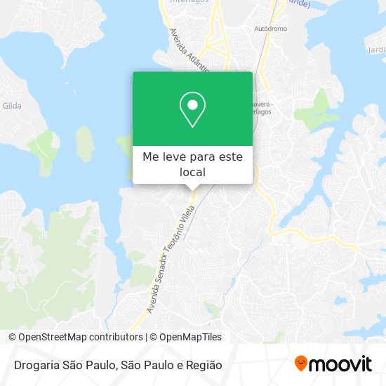 Drogaria São Paulo mapa