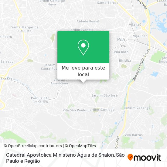 Catedral Apostolica Ministerio Águia de Shalon mapa