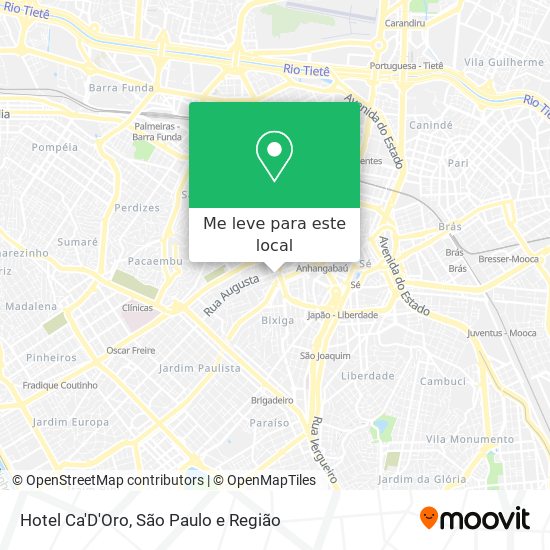 Hotel Ca'D'Oro mapa