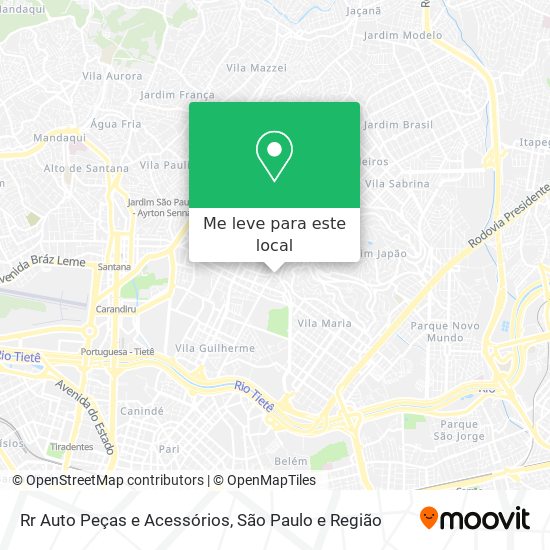 Rr Auto Peças e Acessórios mapa