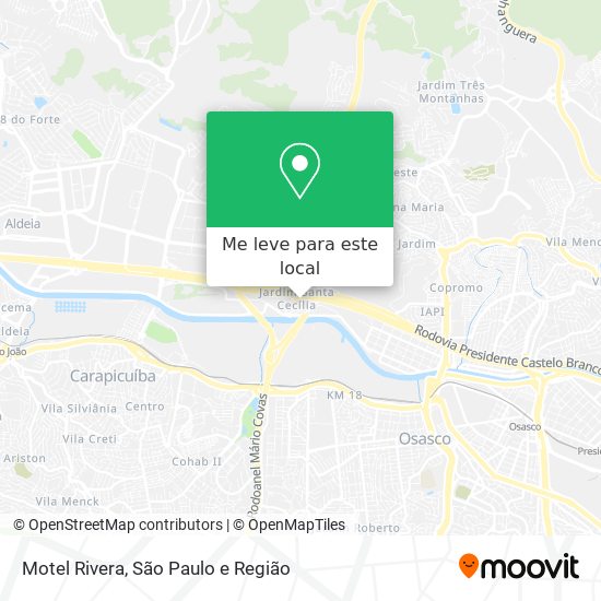 Motel Rivera mapa