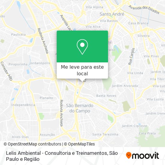 Lelis Ambiental - Consultoria e Treinamentos mapa