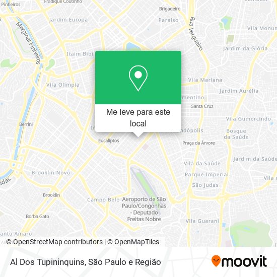 Al  Dos Tupininquins mapa
