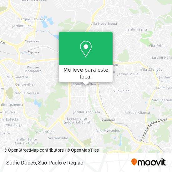Sodie Doces mapa