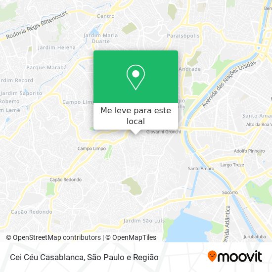 Cei Céu Casablanca mapa