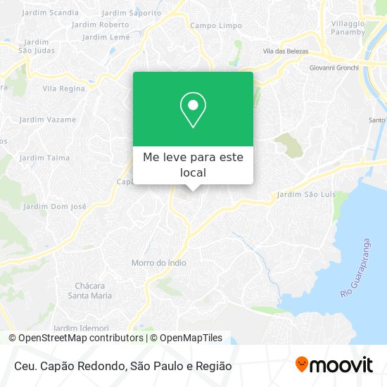 Ceu. Capão Redondo mapa