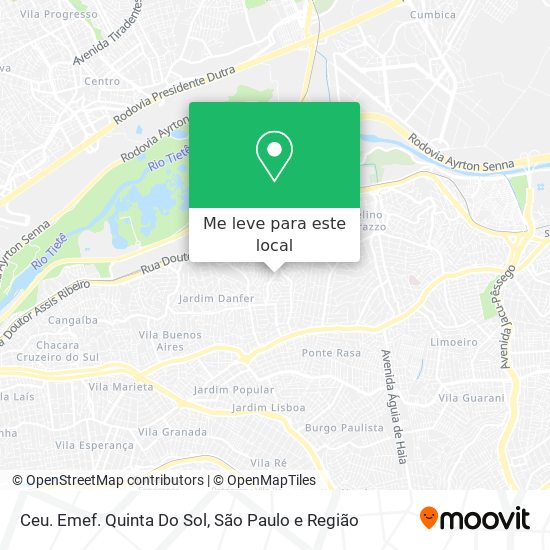 Ceu. Emef. Quinta Do Sol mapa