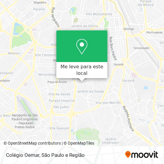 Colégio Oemar mapa