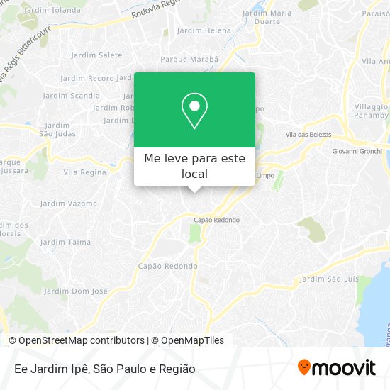 Ee Jardim Ipê mapa
