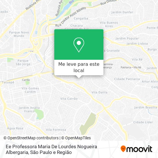 Ee Professora Maria De Lourdes Nogueira Albergaria mapa