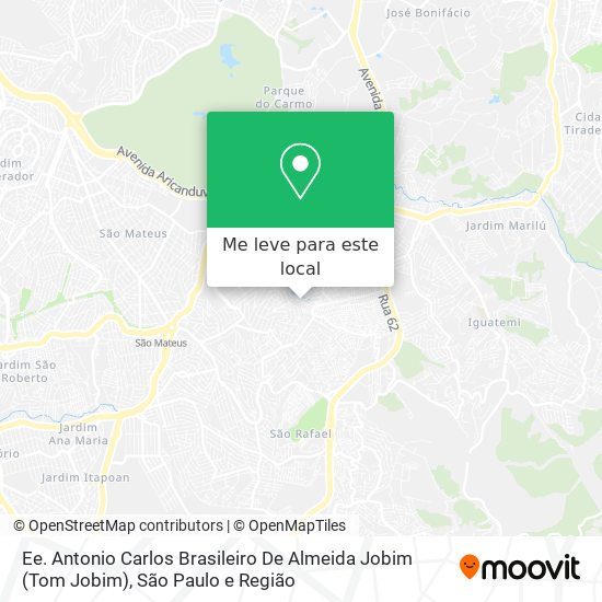 Ee. Antonio Carlos Brasileiro De Almeida Jobim (Tom Jobim) mapa