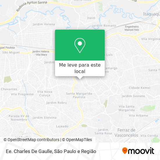 Ee. Charles De Gaulle mapa