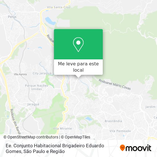 Ee. Conjunto Habitacional Brigadeiro Eduardo Gomes mapa