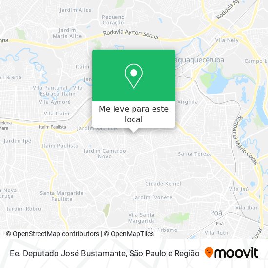 Ee. Deputado José Bustamante mapa