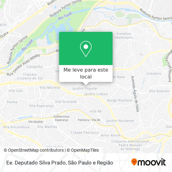 Ee. Deputado Silva Prado mapa