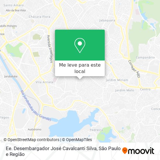 Ee. Desembargador José Cavalcanti Silva mapa