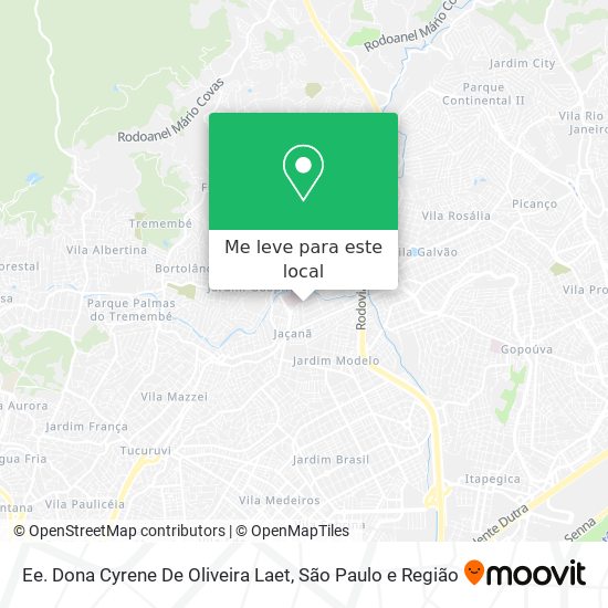 Ee. Dona Cyrene De Oliveira Laet mapa