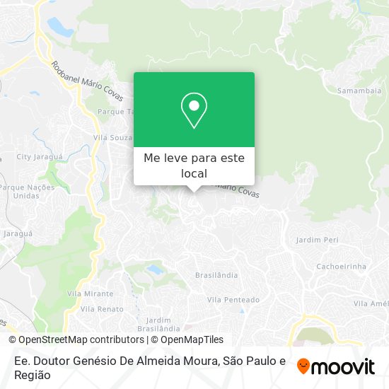 Ee. Doutor Genésio De Almeida Moura mapa