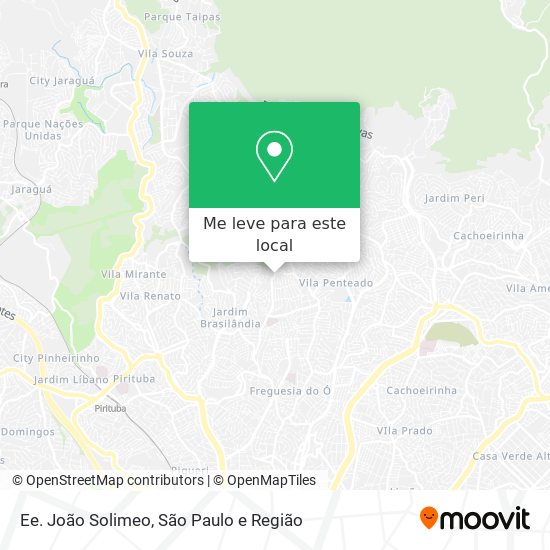 Ee. João Solimeo mapa