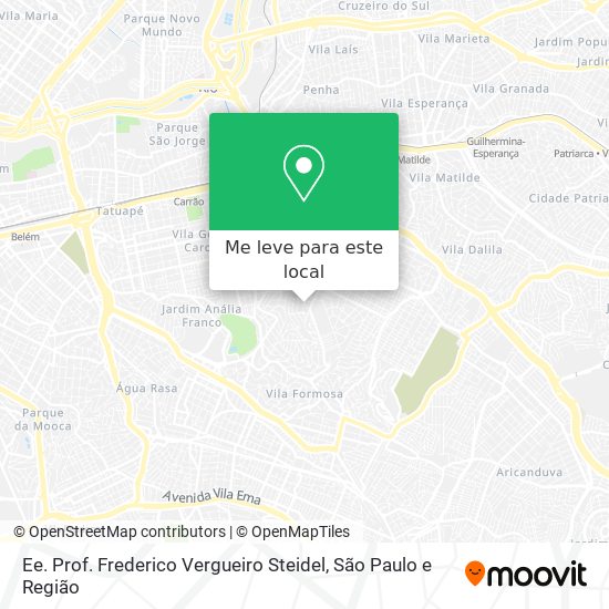 Ee. Prof. Frederico Vergueiro Steidel mapa