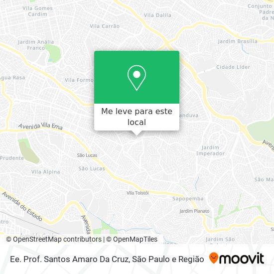 Ee. Prof. Santos Amaro Da Cruz mapa