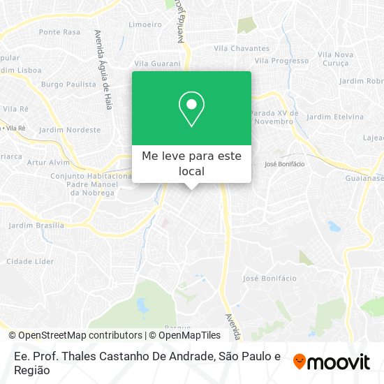 Ee. Prof. Thales Castanho De Andrade mapa